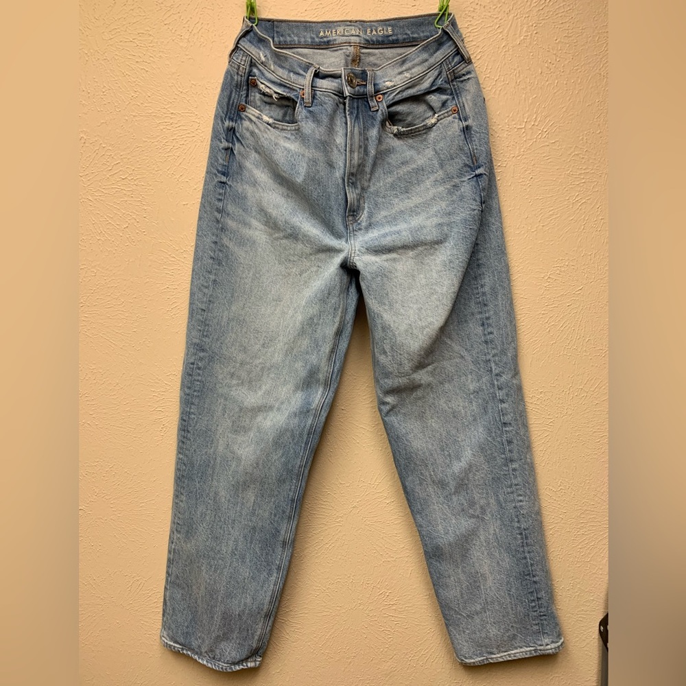 American Eagle Denim Baggy Jeans Women’s Size 6 Short